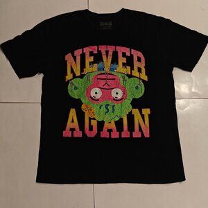 NBA Youngboy x  Never Broke Again Upside Down Monkey T Shirt Black Men's Size XL